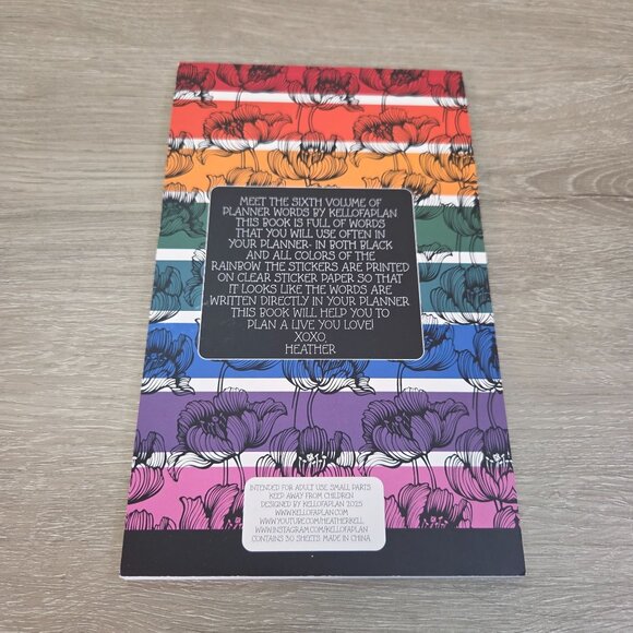 Rainbow Planner Stickers By Kellofaplan Volume Six Missing Two Stickers - Picture 4 of 16